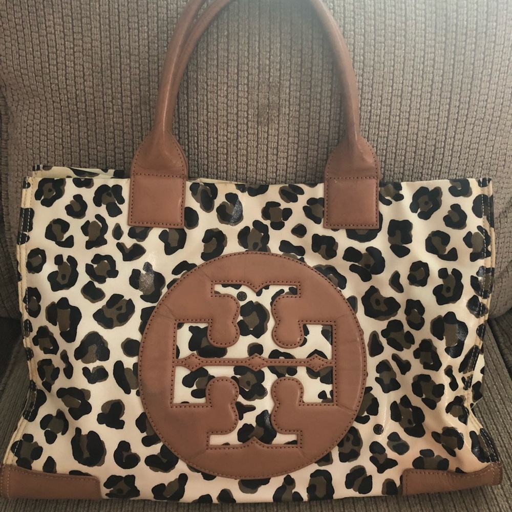 Tory Burch tote bag leopard